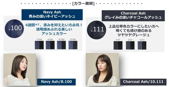 iNOA【イノア】トリプルアッシュ（ネイビーアッシュ・チャコールアッシュ）